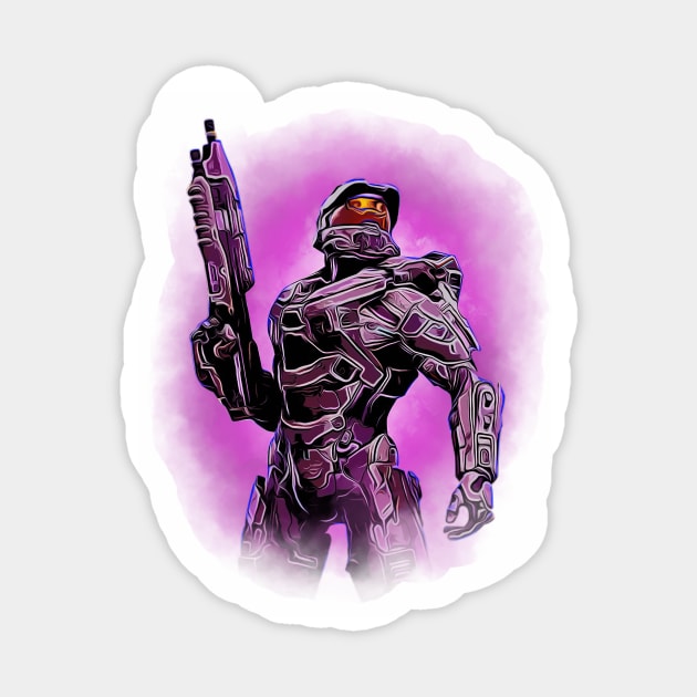 Master Chief (2) Sticker by gummylydum